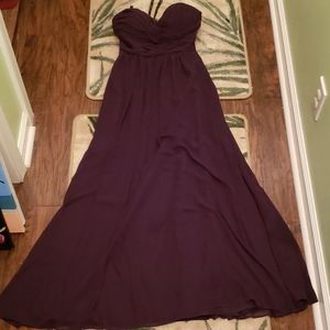 💥Plum Gown like new